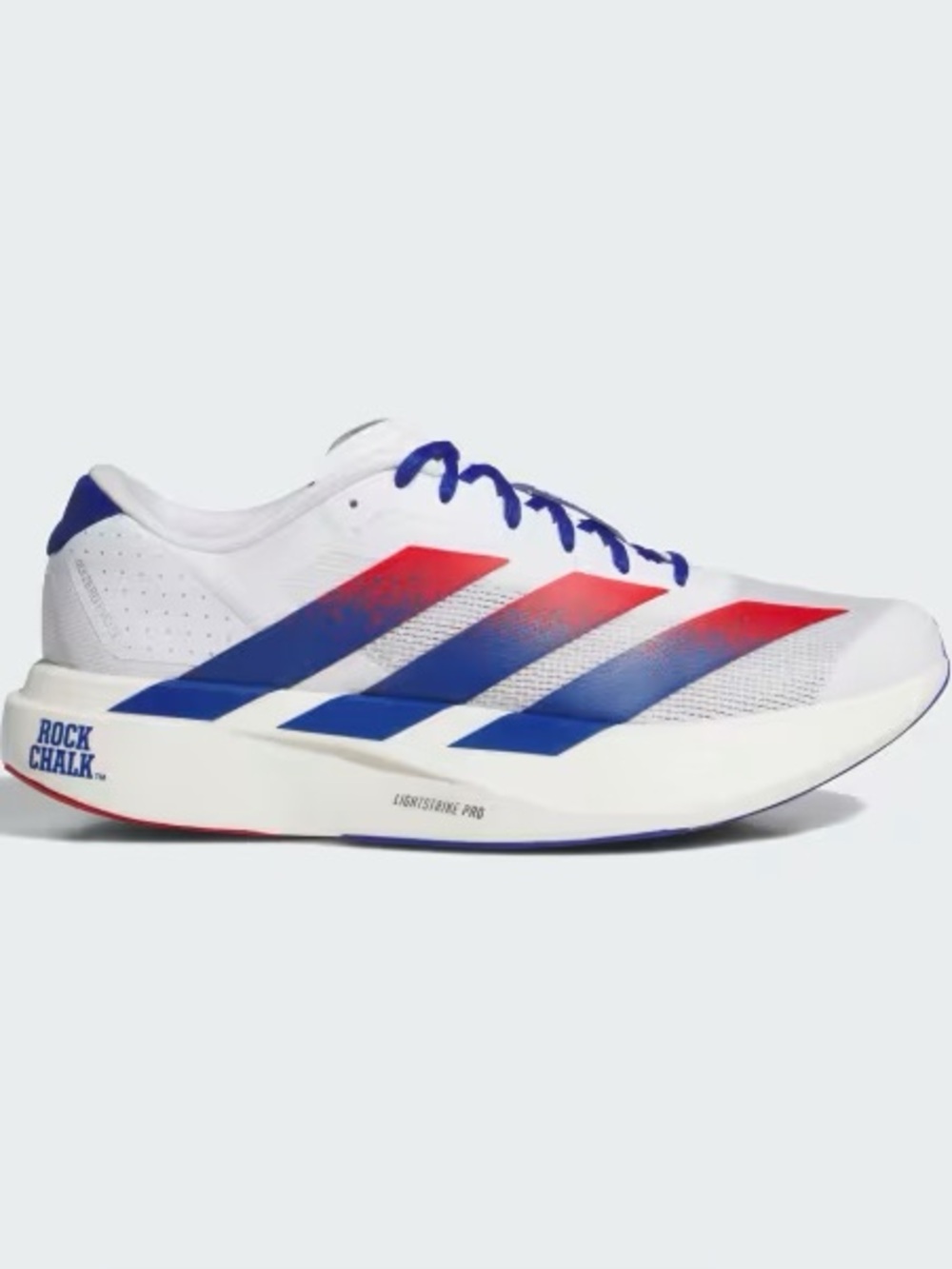 Adidas Adizero Boston Kansas Jayhawks Mens 11.5 Rock Chalk Running Shoes